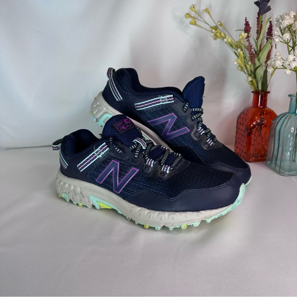 New Balance 410 V6 Shoes Trail All Terrain Running‎ Sneaker Shoe Sz 8.5 Blue